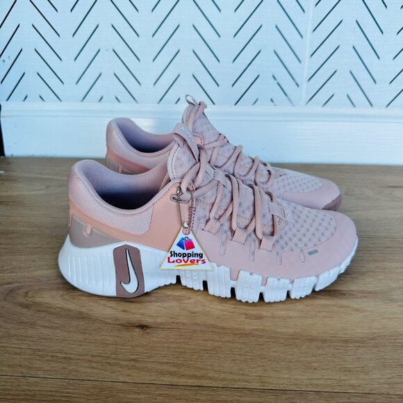 ❤️Nike Free Metcon 5 Pink Oxford 8.5 Womens Training Shoes Dusty Pink DV3950-600 - Picture 8 of 13